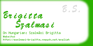 brigitta szalmasi business card